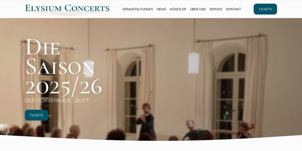 Elysium Concerts München, vielfältige Konzerte und Events, hochwertige Live-Musik in München, Elysium Konzertveranstaltungen, Musikevents in München, erstklassige Künstler bei Elysium München.