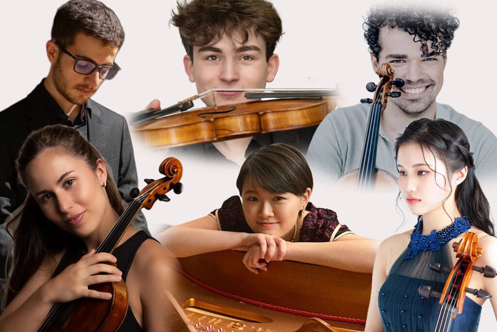 Das Ensemble spielt im November 2025 bei Elysium Concerts in München im Schloss Nymphenburg